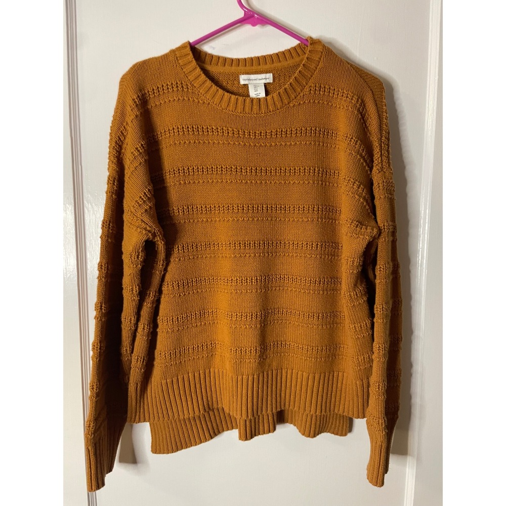 cupcakes and cashmere Women's Pullover Sweater Textured Knit Relaxed Fit